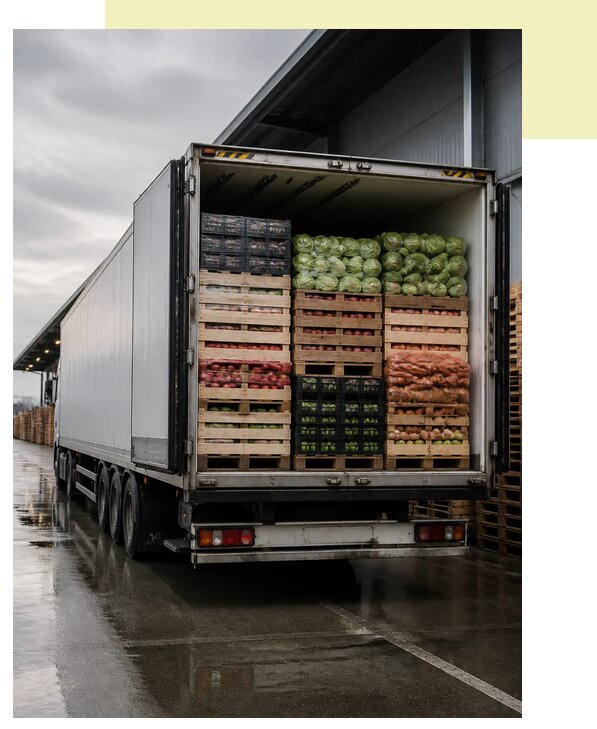 Перевозка плодоовощной продукции в Октябрьского по цене от 5179 р. | Агросервис-Ктб